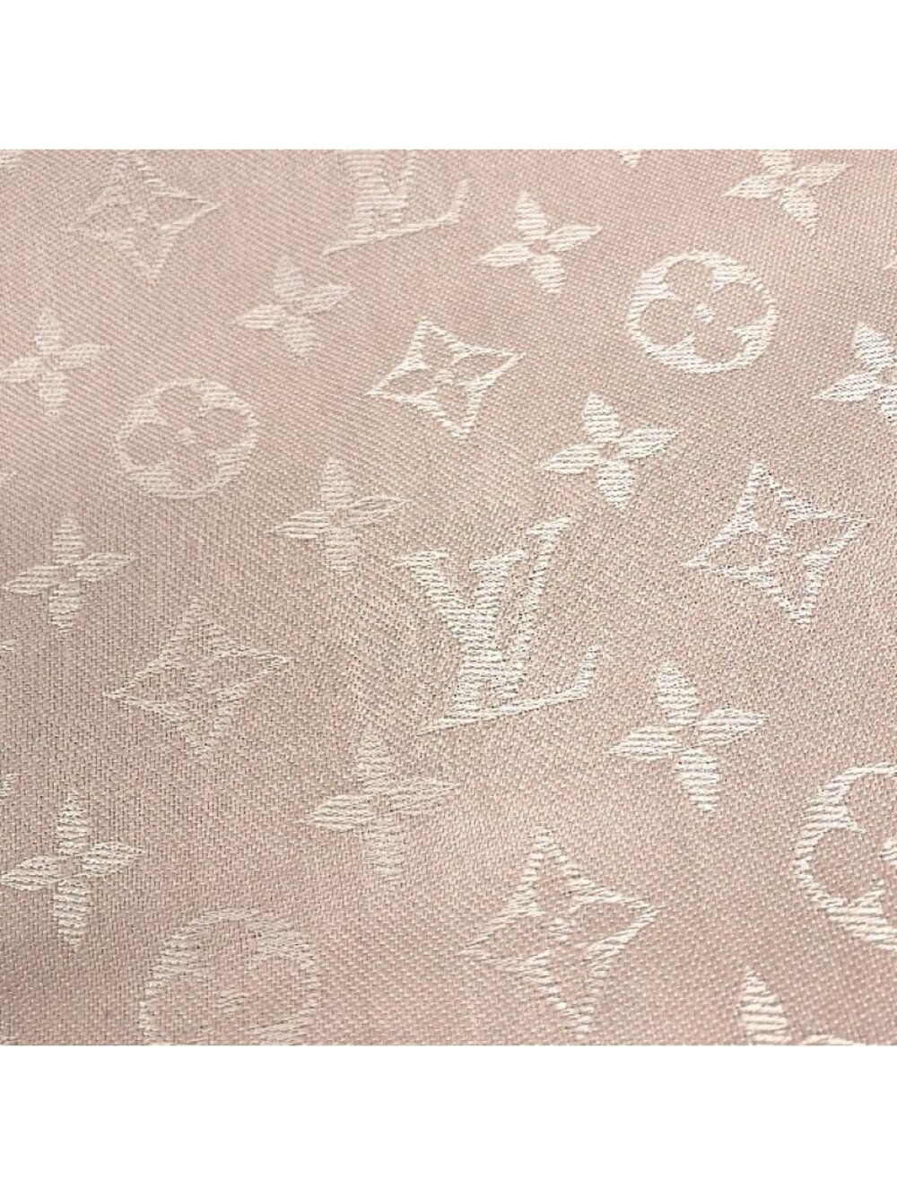 Louis Vuitton Shawl Monogram Silk Wool Scarf - Picture 8 of 9